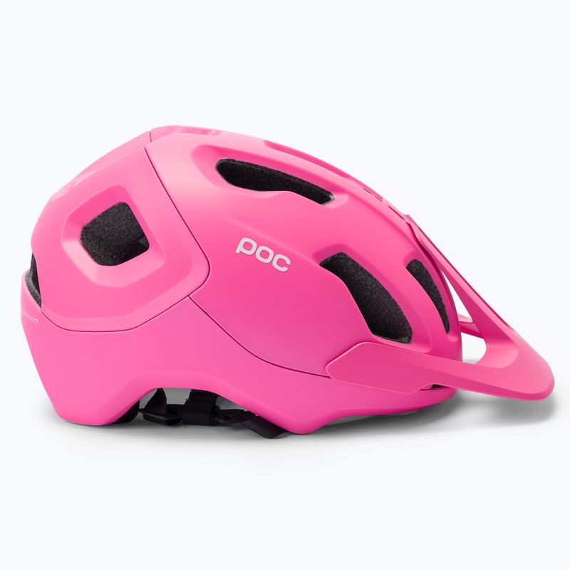 Casco da bici POC Axion SPIN actinium rosa opaco 3