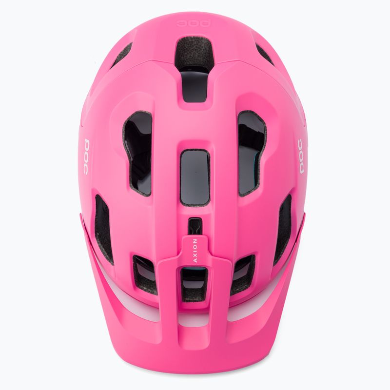 Casco da bici POC Axion SPIN actinium rosa opaco 6