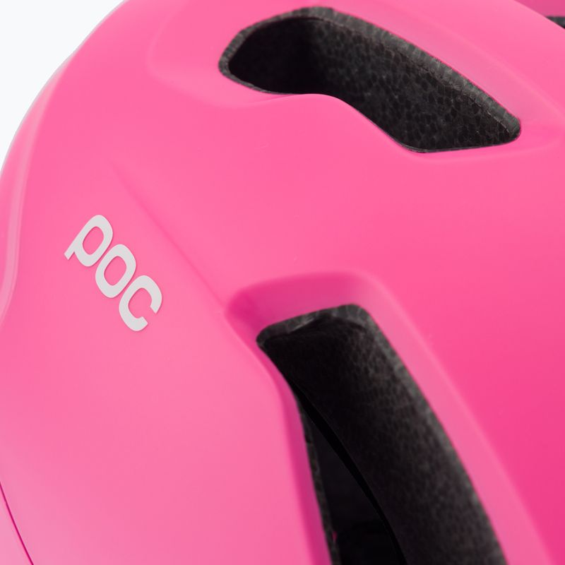 Casco da bici POC Axion SPIN actinium rosa opaco 7