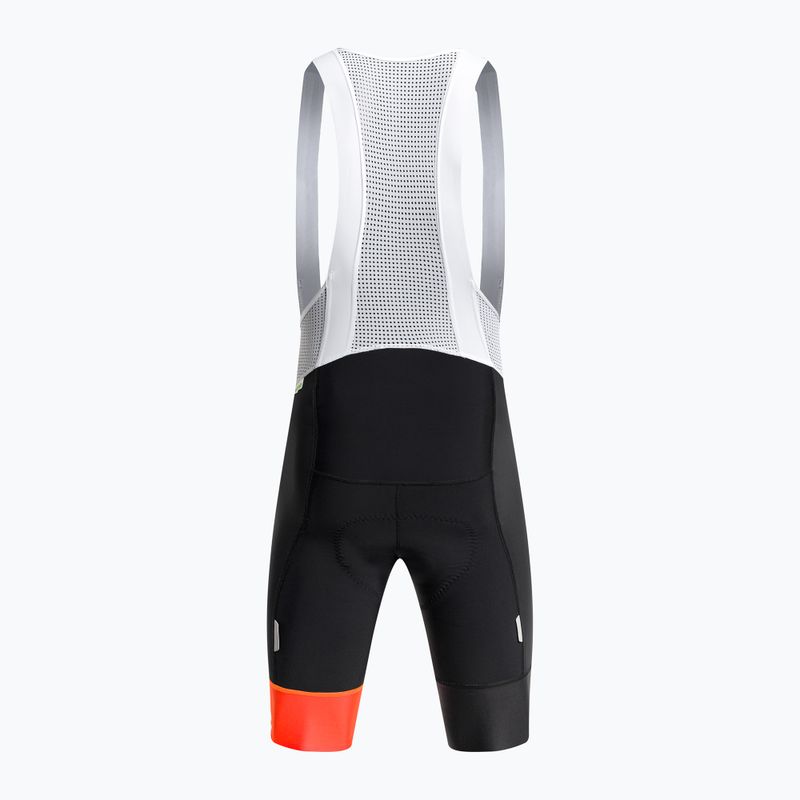 POC Essential Road VPDs Bib Shorts da uomo nero uranio/bianco idrogeno 8