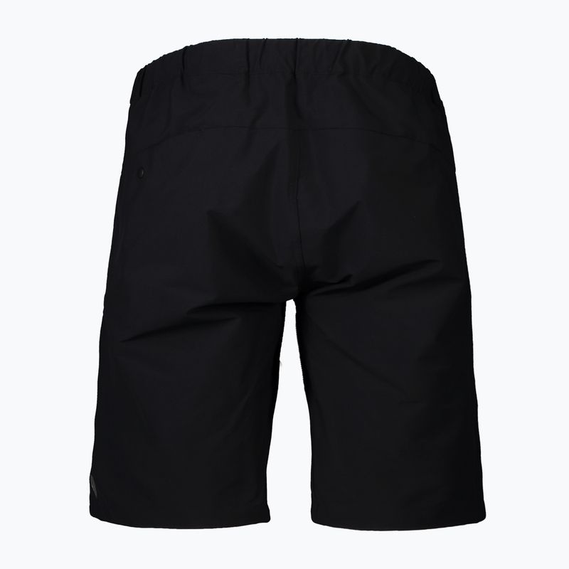 Pantaloncini da ciclismo da uomo POC Transcend nero uranio 2