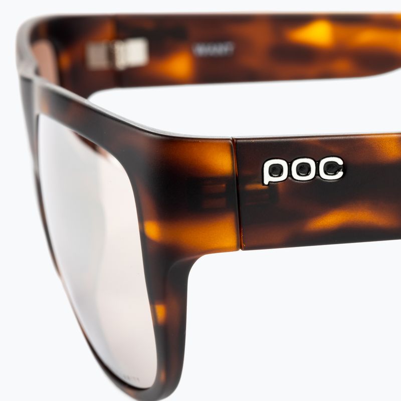 Occhiali da sole POC Want tartaruga marrone/marrone/argento a specchio 5