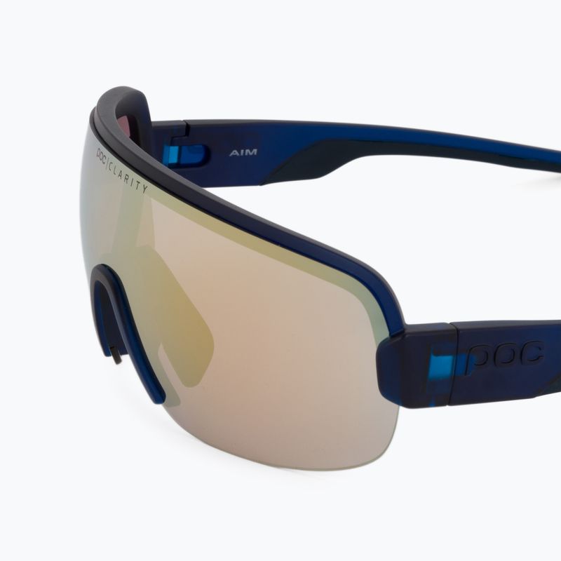 Occhiali da sole POC Aim lead blue/clarity road gold 5