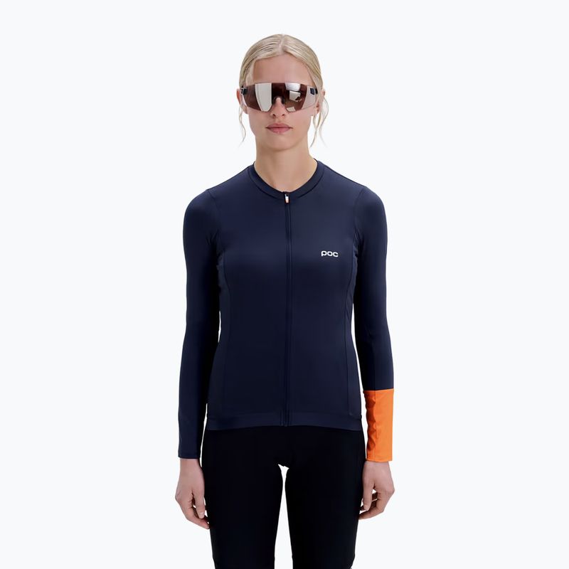 Longsleeve da ciclismo da donna POC Cadence Jersey apatite navy 4