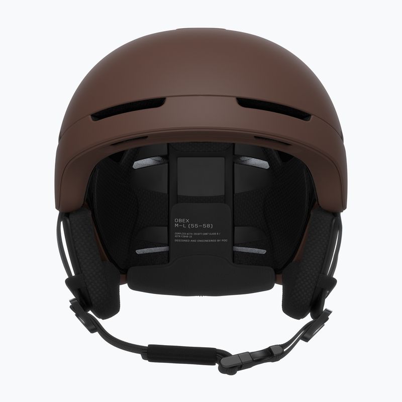 Casco da sci POC Obex MIPS bronzite brown matt 3
