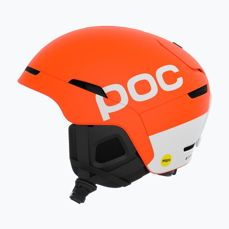 Casco da sci POC Obex BC MIPS fluorescent orange matt 2