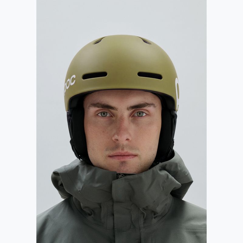 Casco da sci POC Fornix BC olivine green matt 5