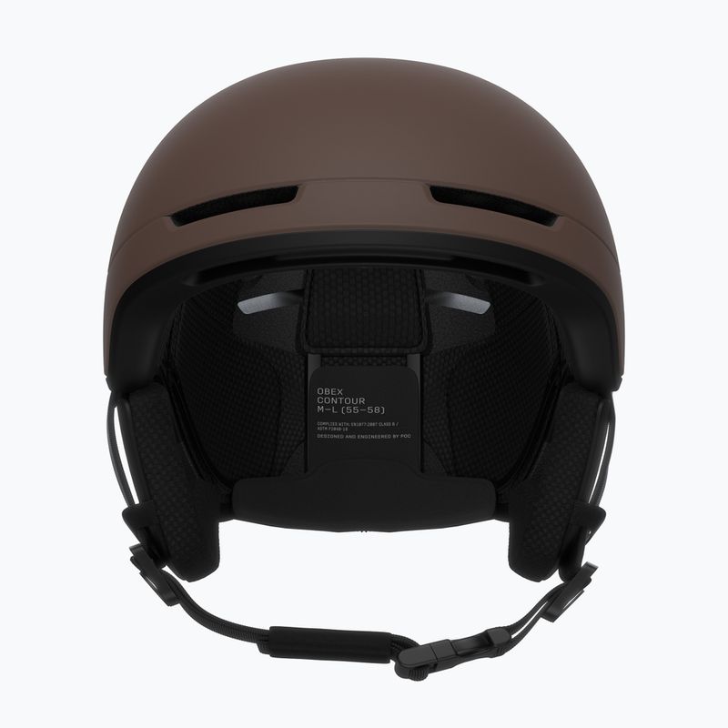 Casco da sci POC Obex Contour bronzite brown matt/lazurite blue matt 3