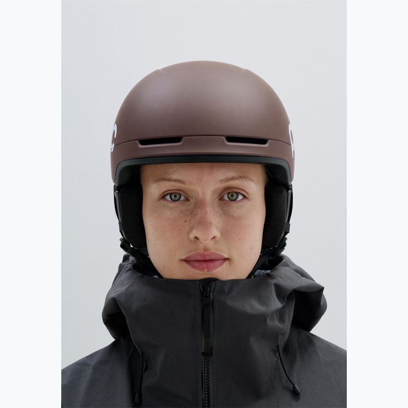 Casco da sci POC Obex Contour bronzite brown matt/lazurite blue matt 6