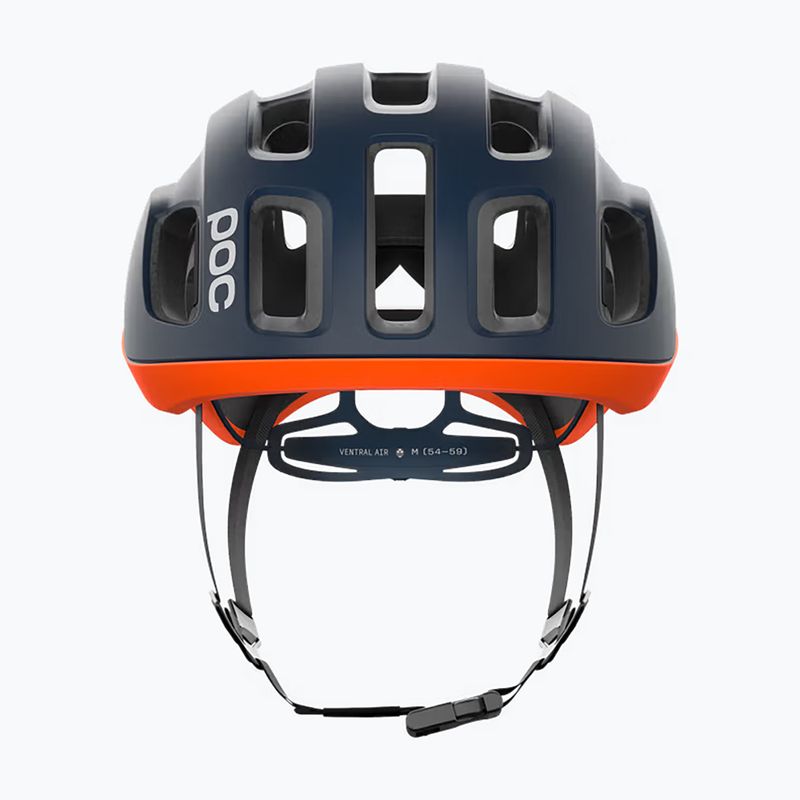 Casco da ciclismo POC Ventral Air Mips apatite navy matt/orange matt/hydrogen white matt 2