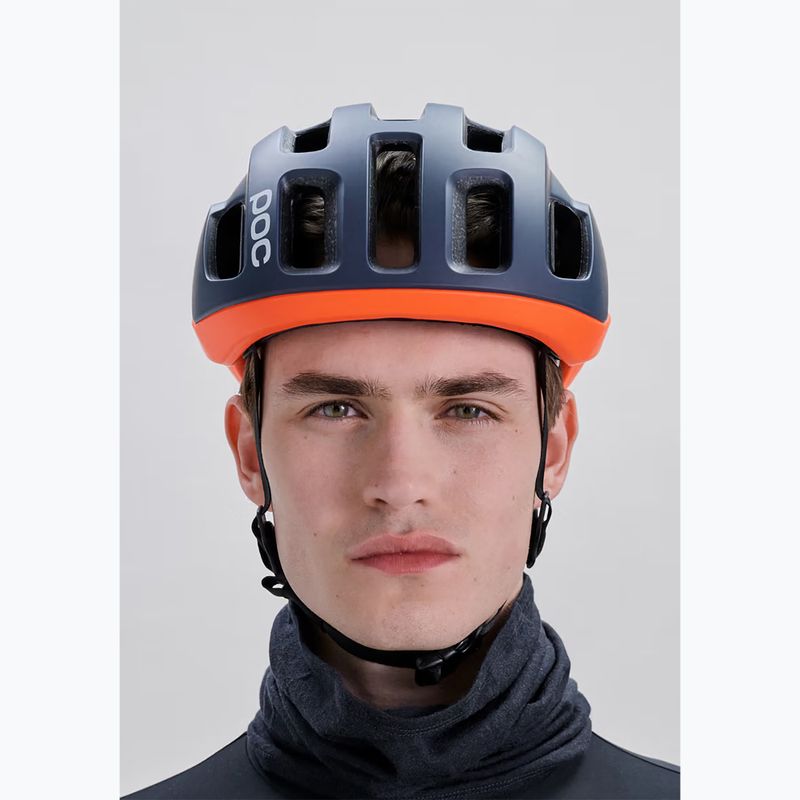 Casco da ciclismo POC Ventral Air Mips apatite navy matt/orange matt/hydrogen white matt 5