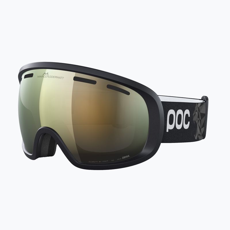 Maschera da sci POC Fovea Marco Odermatt Ed. uranium black/podium gold/sunny gold 4