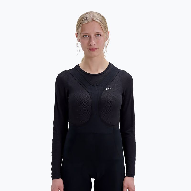 Longsleeve da ciclismo da donna POC Layer Mid Jersey uranium black 3