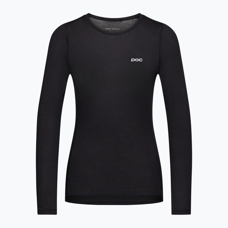 Longsleeve da ciclismo da donna POC Layer Mid Jersey uranium black 5