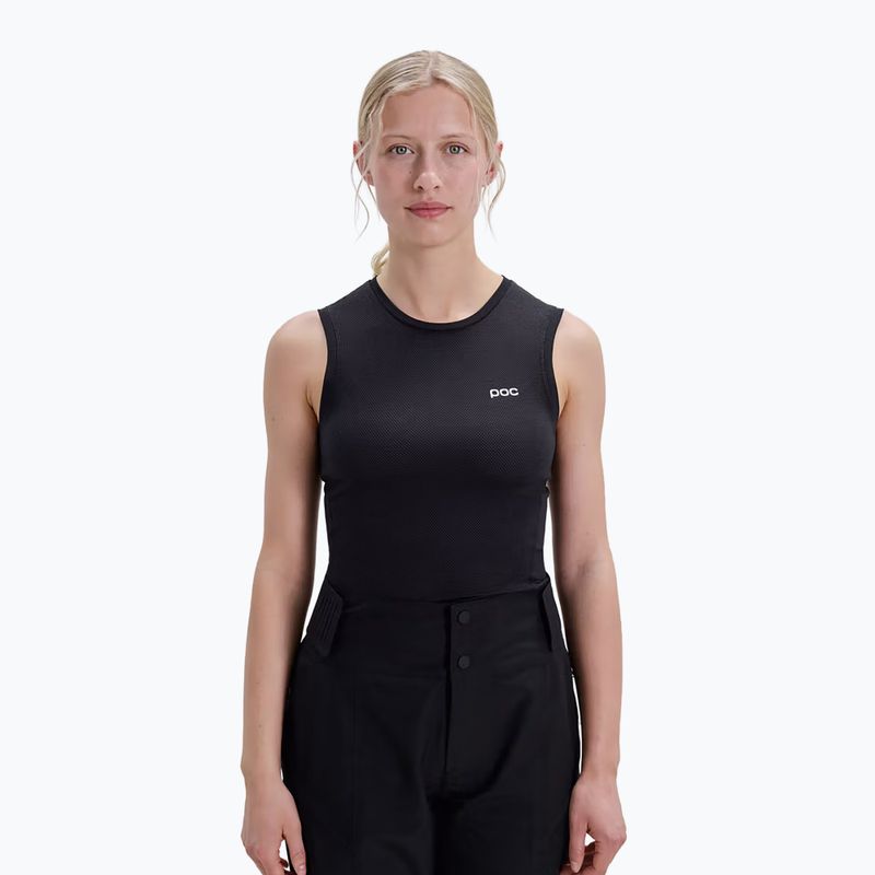 Maglia antitraspirante da ciclismo donna POC Layer Mid uranium black 3