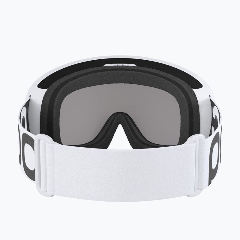 Maschera da sci POC Fovea hydrogen white/partly sunny green 3