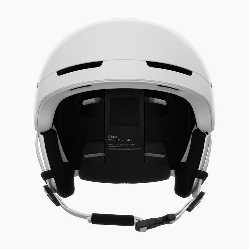 Casco da sci POC Obex MIPS hydrogen white/fluorescent orange 3