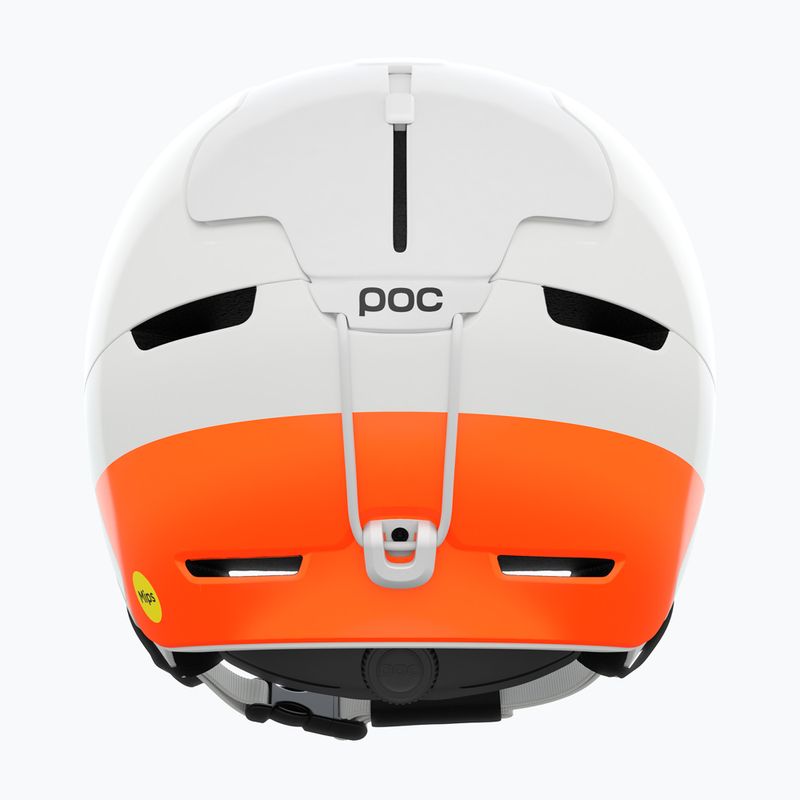 Casco da sci POC Obex MIPS hydrogen white/fluorescent orange 4