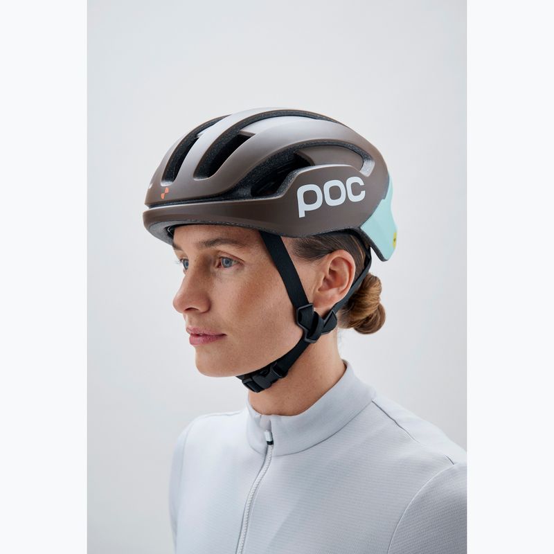 Casco da ciclismo POC Omne Air MIPS bronzite brown matt/lazurite blue matt 5
