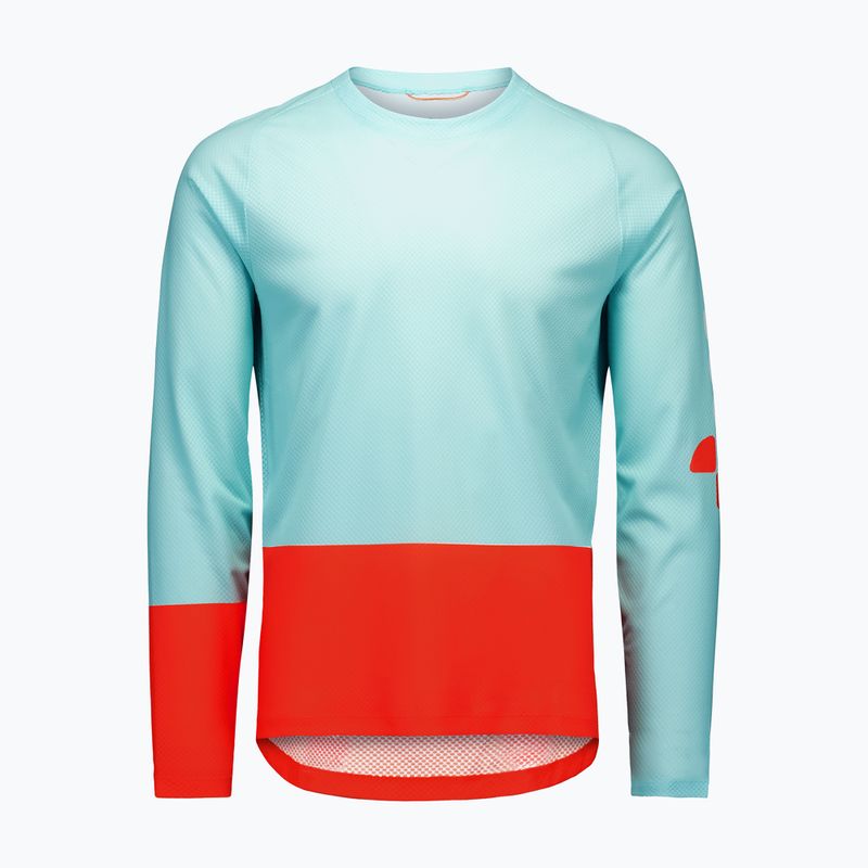 Maglia a maniche lunghe da ciclismo da uomo POC Motion Air Jersey lazurite blue/carnelian orange 5