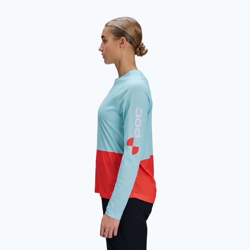 Maglia a maniche lunghe da ciclismo da donna POC Motion Air lazurite blue/carnelian range 3