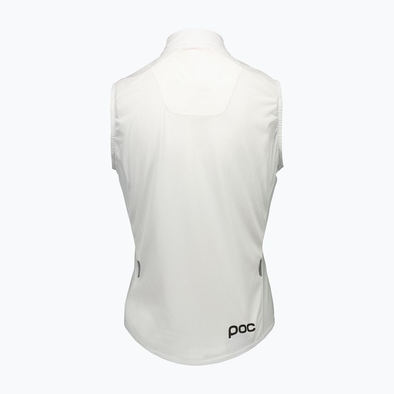 Gilet da ciclismo da uomo POC Enthral hydrogen white 4