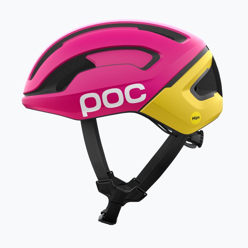 Casco da ciclismo POC Omne Air MIPS rhos red matt/citrine yellow matt 2