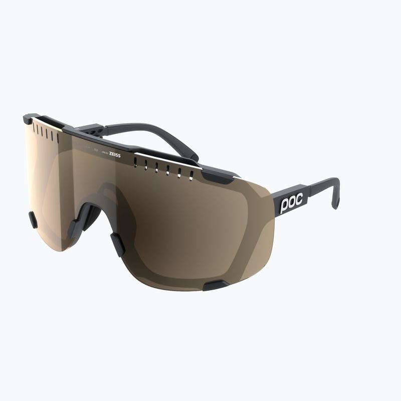 Occhiali da sole POC Devour uranium black/clarity trail/partly sunny silver