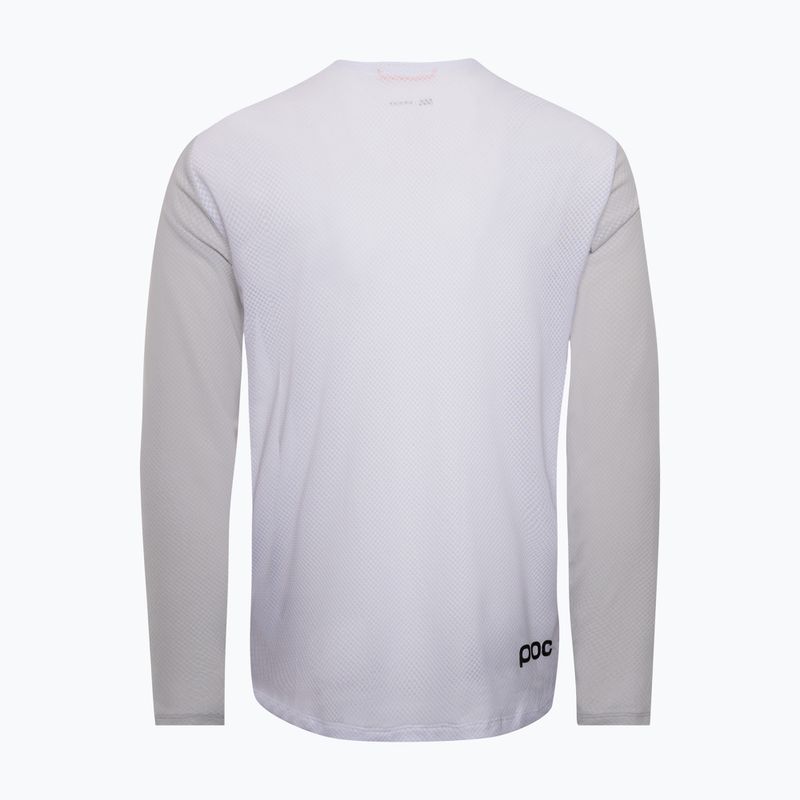 Maglia a maniche lunghe da ciclismo da uomo POC Motion Air Jersey hydrogen white 2
