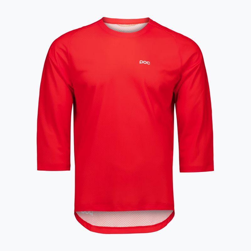 Maglietta da ciclismo da uomo POC Motion Air Jersey 3/4 prismane red 3