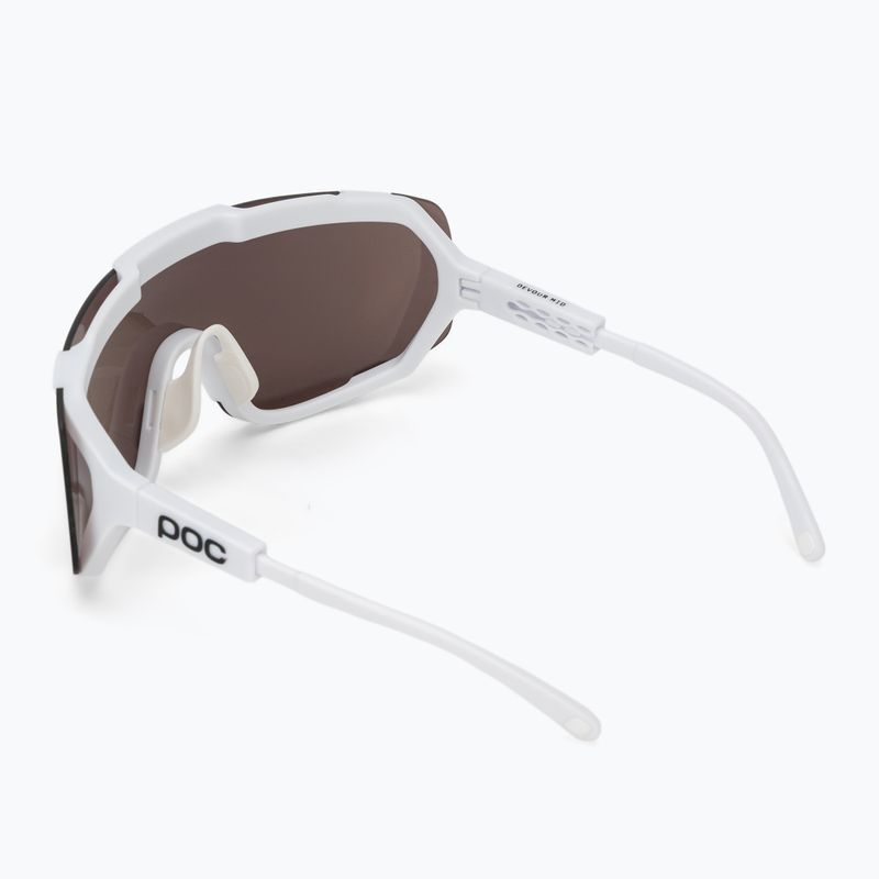 Occhiali da sole POC Devour Mid hydrogen white/clarity road/sunny silver 3
