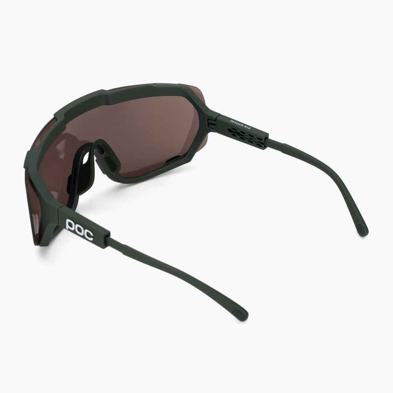 Occhiali da sole POC Devour Mid pargasite green/clarity road/sunny silver 2