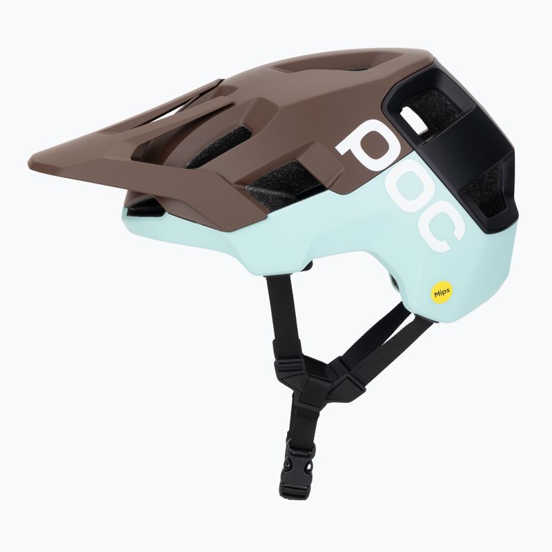 Casco da ciclismo POC Kortal Race MIPS bronzite brown matt/lazurite blue matt 3