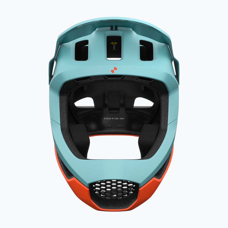Casco da ciclismo POC Otocon Race MIPS indicolite blue matt/carnelian orange matt 3