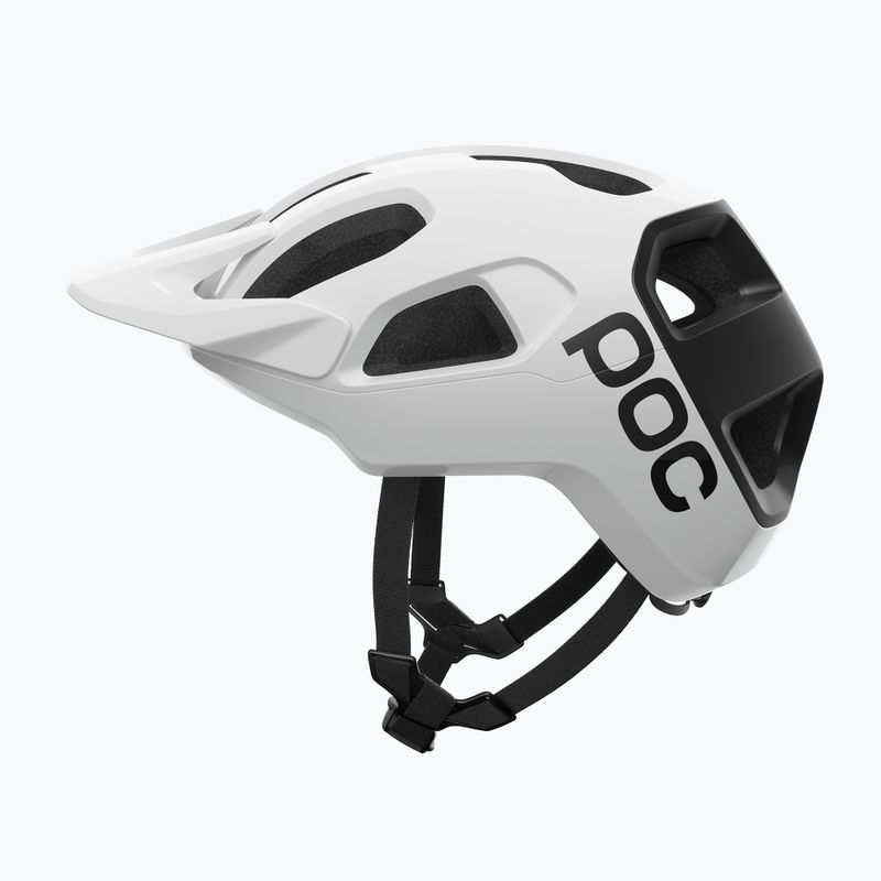 Casco da ciclismo POC Cularis hydrogen white/uranium black matt w. logo 2