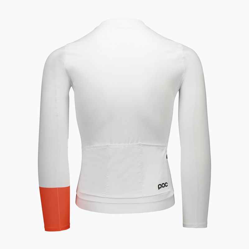 Maglia a maniche lunghe da ciclismo da uomo POC Cadence Jersey hydrogen white 2