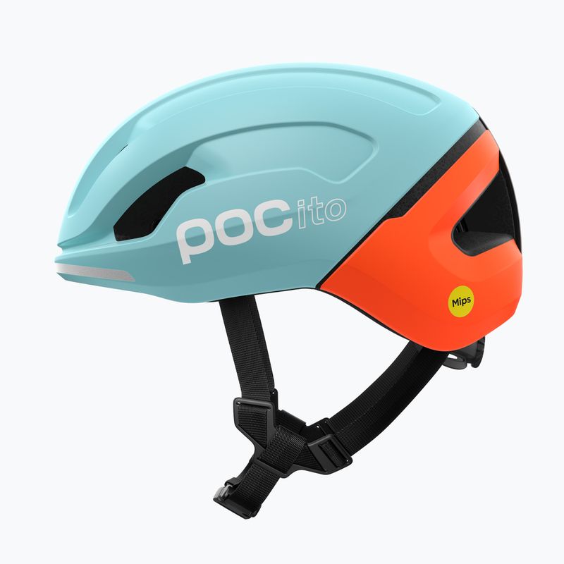 Casco da bici per bambini POC Pocito Omne MIPS Jr indicolite blue matt/carnelian orange matt 2