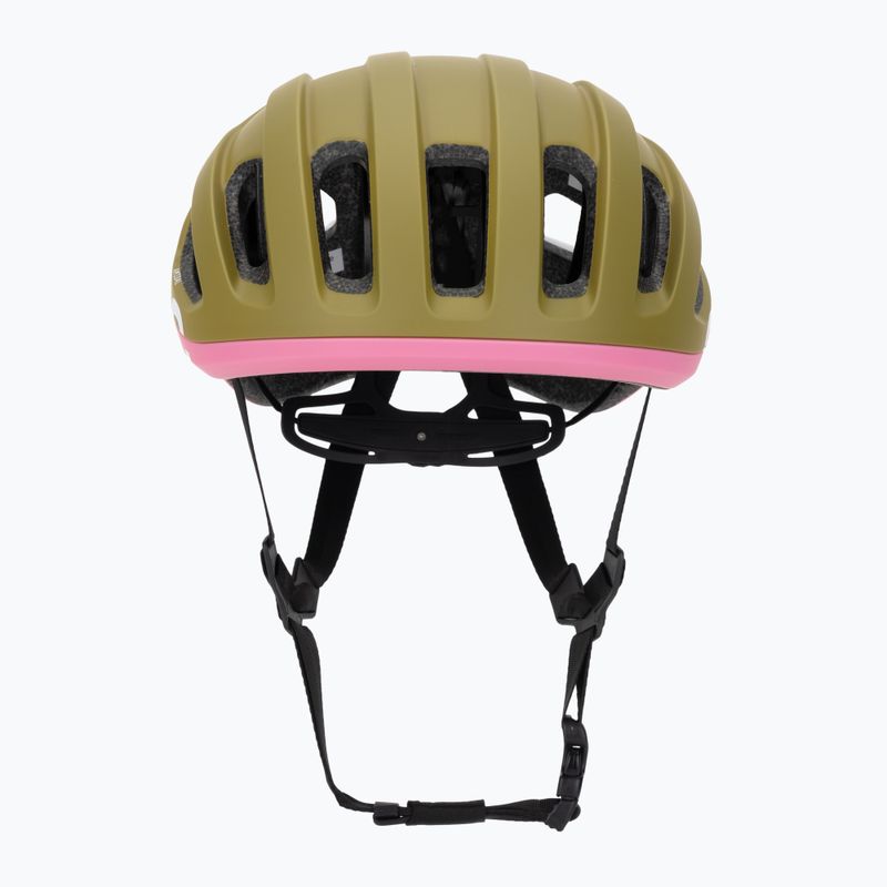 Casco da ciclismo POC Amidal olivine green matt/thulite pink matt 2