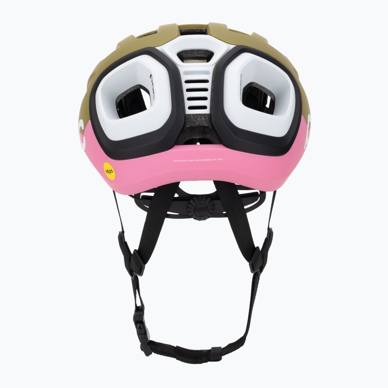 Casco da ciclismo POC Amidal olivine green matt/thulite pink matt 4