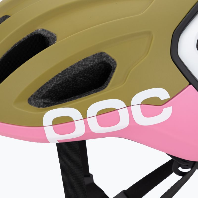 Casco da ciclismo POC Amidal olivine green matt/thulite pink matt 7
