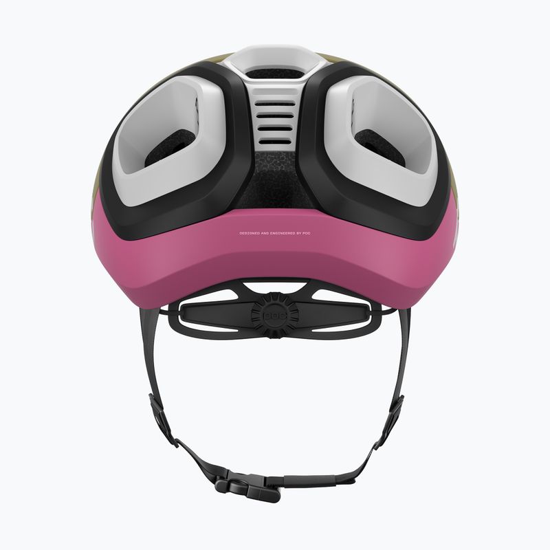 Casco da ciclismo POC Amidal olivine green matt/thulite pink matt 4