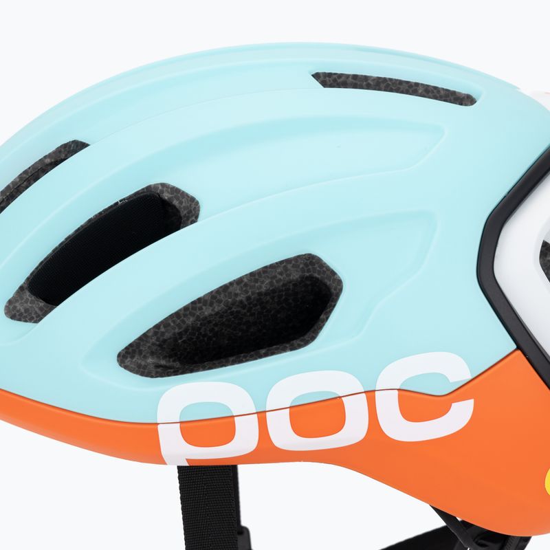 Casco da ciclismo POC Amidal indicolite blue matt/carnelian orange matt 7