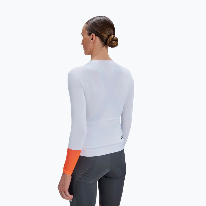 Maglia a maniche lunghe da ciclismo da donna POC Cadence Jersey hydrogen white 2