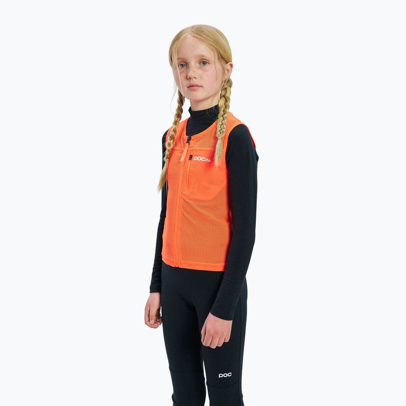 Gilet protettivo per bambini POC Pocito VPD Air Vest Jr fluorescent orange 5