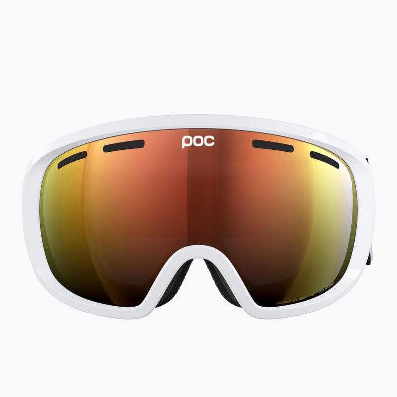 Maschera da sci POC Fovea lightning white/partly sunny orange 3