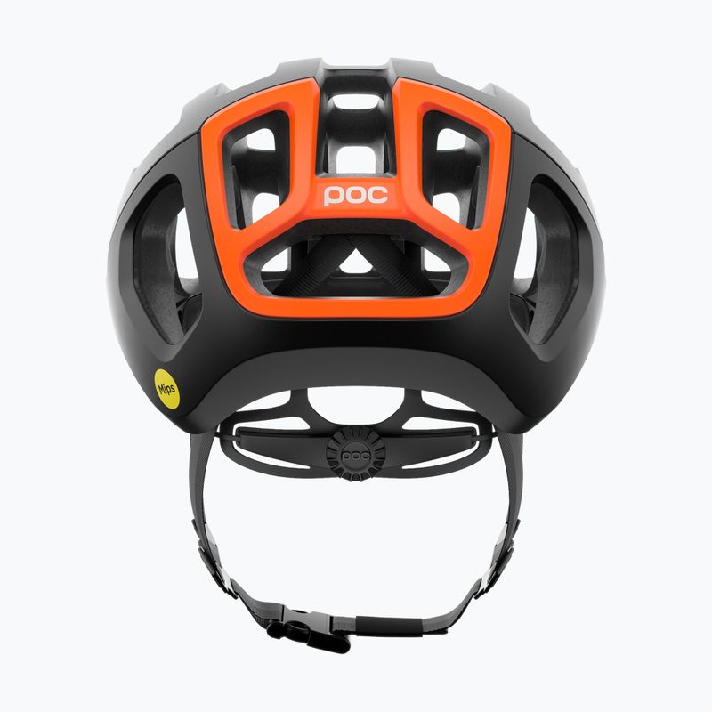 POC Ventral Air MIPS casco da bicicletta nero uranio opaco/arancio fluorescente opaco 4