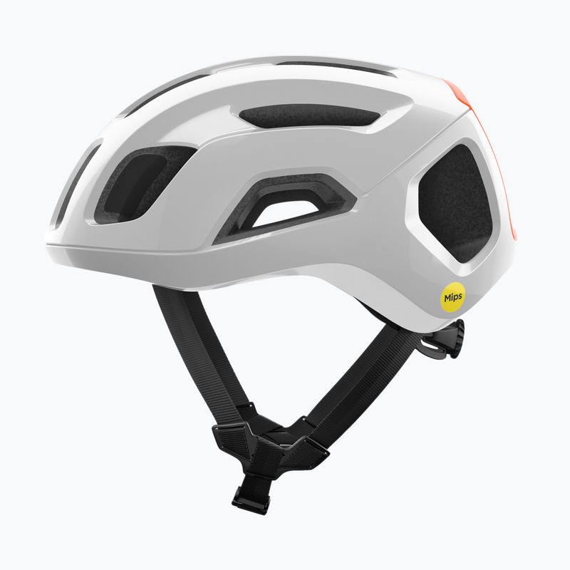 Casco da bicicletta POC Ventral Air MIPS idrogeno bianco/arancio fluorescente 2