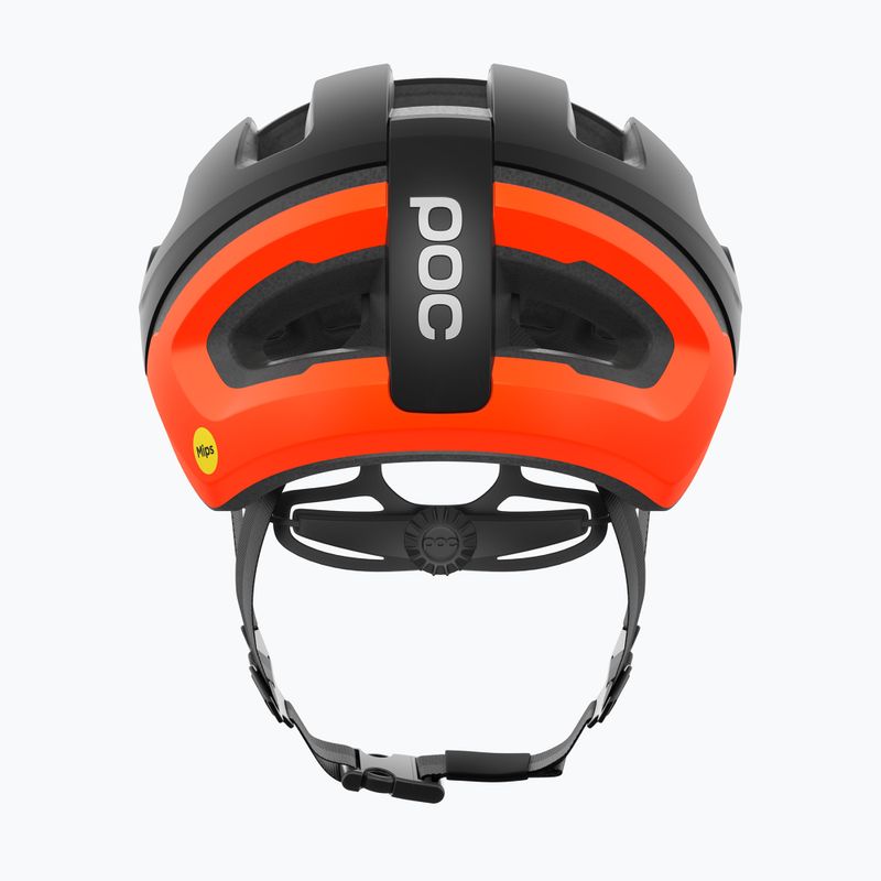 Casco da bici POC Omne Air MIPS nero uranio opaco/arancio fluorescente opaco 4