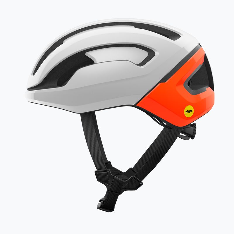 Casco da bici POC Omne Air MIPS idrogeno bianco/arancio fluorescente 2