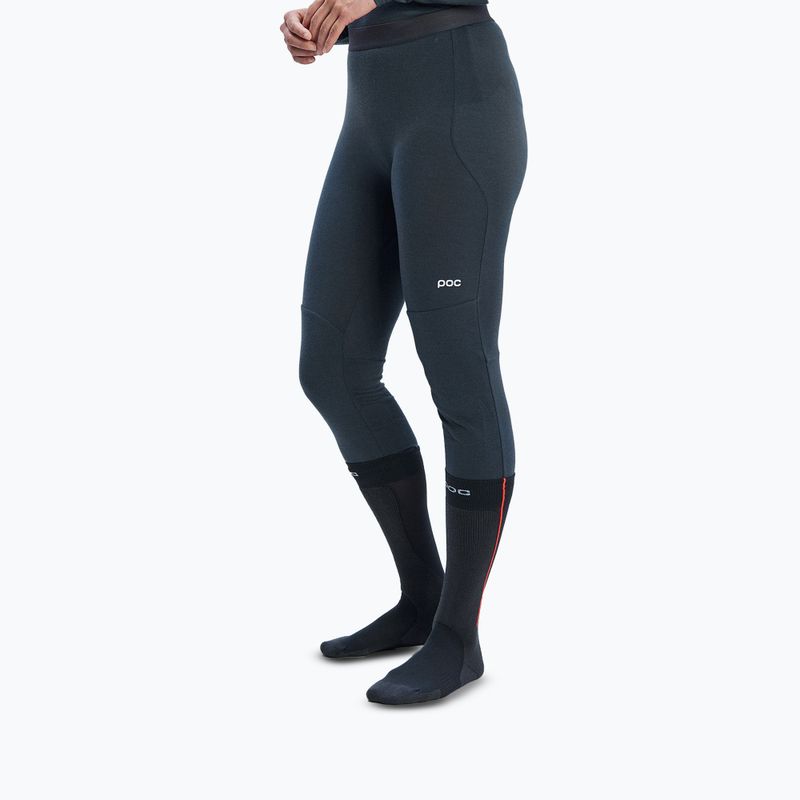 Pantaloni termici da donna POC Layer Merino 3/4 Tights sylvanite grey
